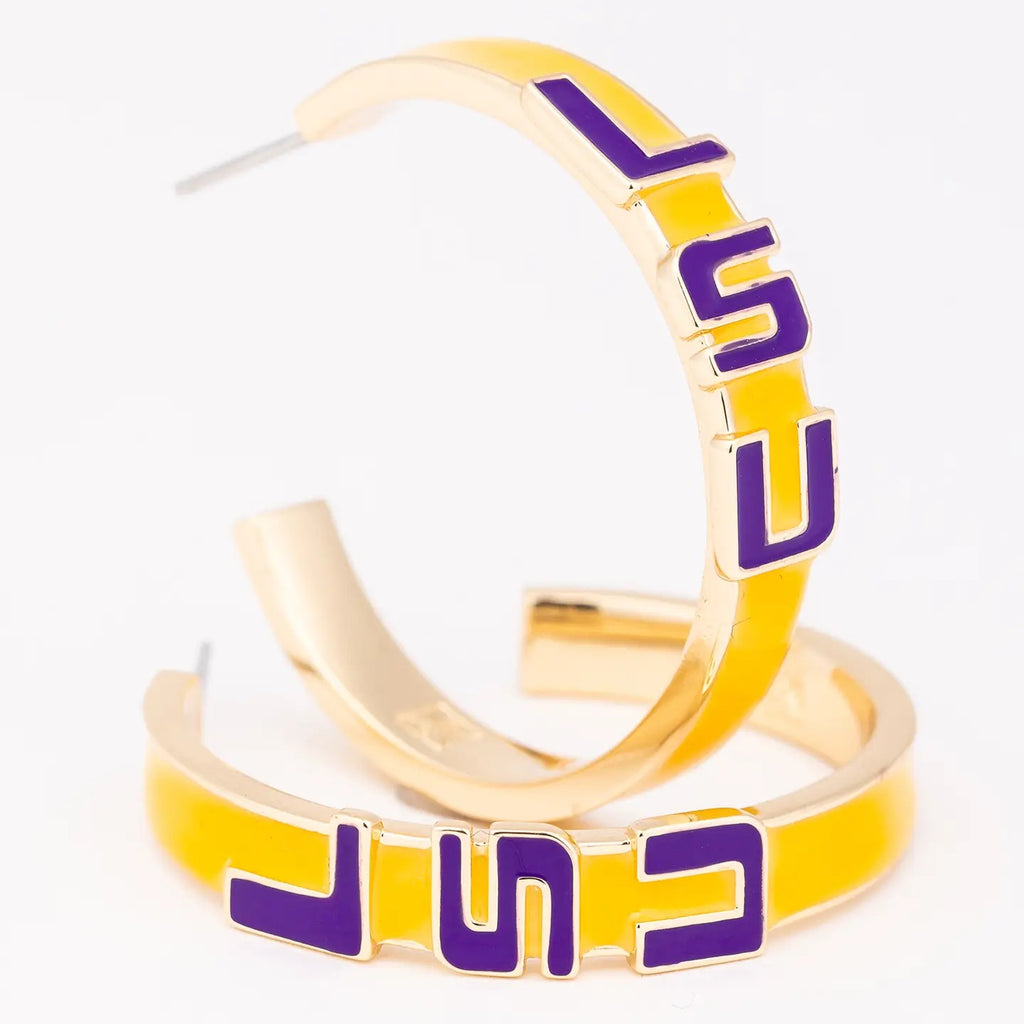 Michelle McDowell Louisiana Hoop Earrings