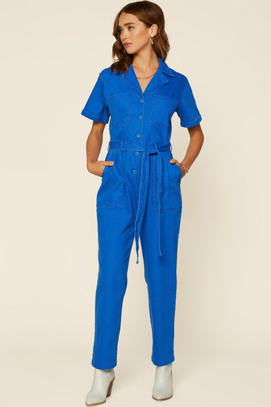 Kendall Washed Utility Jumpsuit