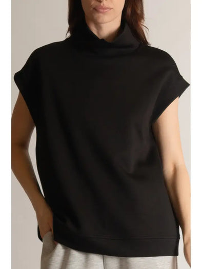 P.Cill Oversized Mock Neck Capped