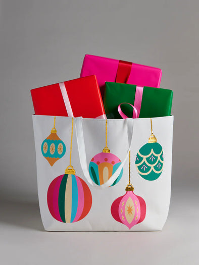Shiraleah Ivory Ornaments Gifting Tote