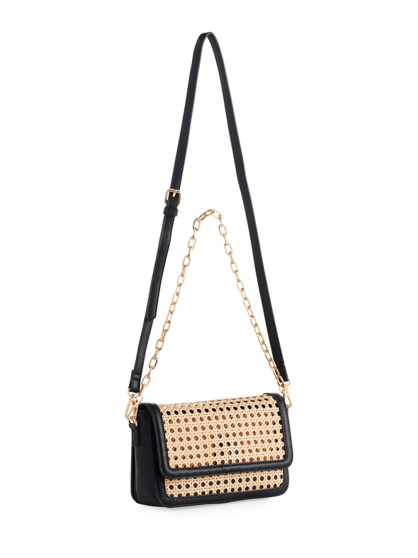 Shiraleah Black Soleil Shoulder Bag