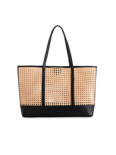 Shiraleah Black Soleil Tote