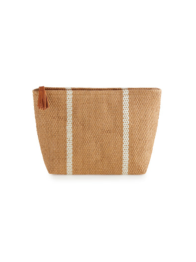 Shiraleah Tan Riva Zip Pouch