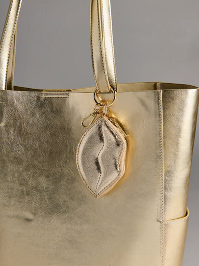 Shiraleah Gold Kisses Card Case