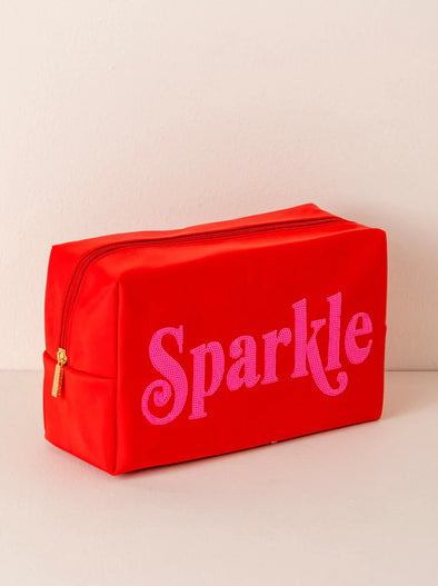 Shiraleah Sparkle Large Cosmetic Pouch