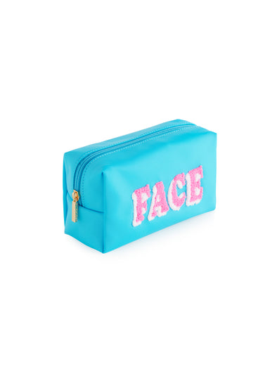 Shiraleah Azure Face Small Zip Pouch