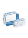 Shiraleah White Bow Set of Two Cosmetic Case