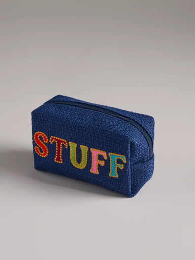 Shiraleah Navy Mara "Stuff" Zip Pouch