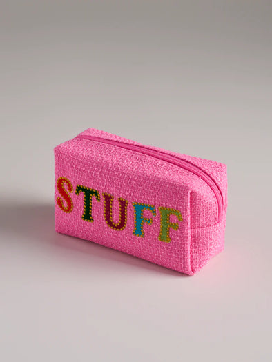 Shiraleah Pink Mara "Stuff" Zip Pouch
