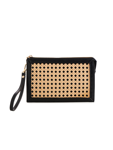 Shiraleah Black Soleil Wristlet