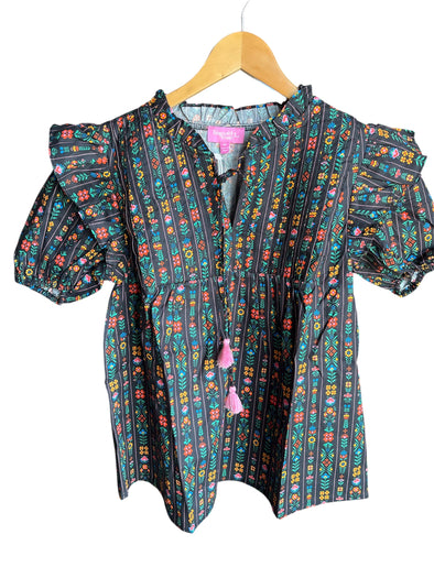Sincerely Ours Botanical Ribbon Nora Top