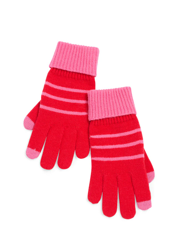 Shiraleah Red Allison Touchscreen Gloves