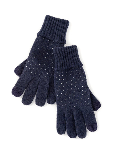 Shiraleah Navy Natalia Touchscreen Gloves