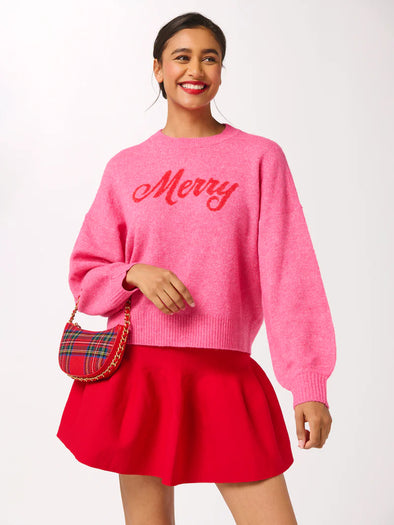Shiraleah Pink Merry Sweater