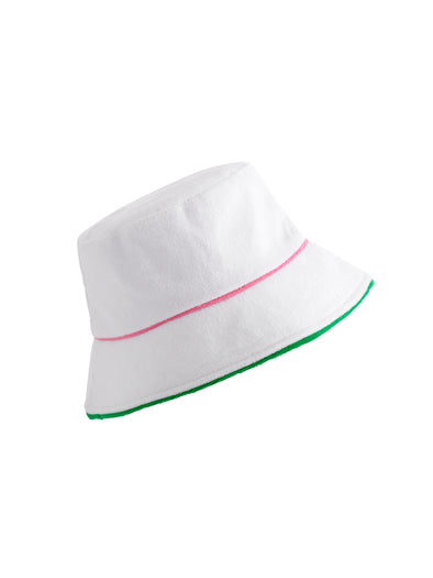 Shiraleah White Cabana Bucket Hat