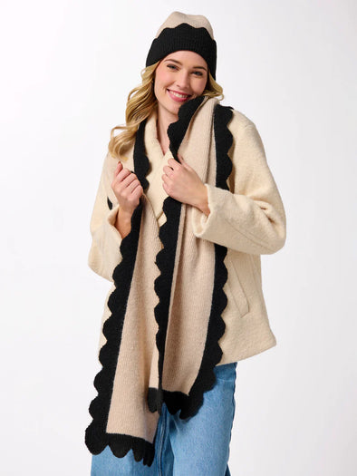 Shiraleah Ivory Melody Beanie