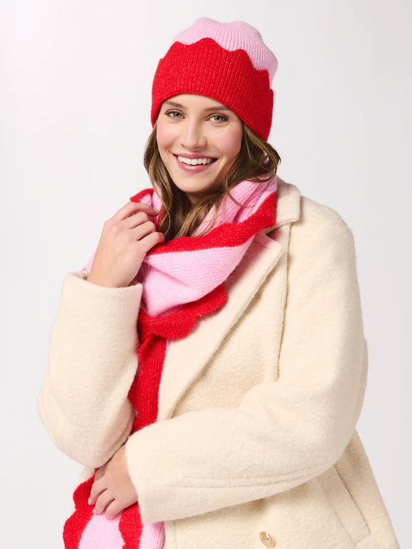 Shiraleah Pink Melody Beanie