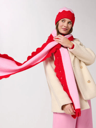 Shiraleah Pink Melody Scarf