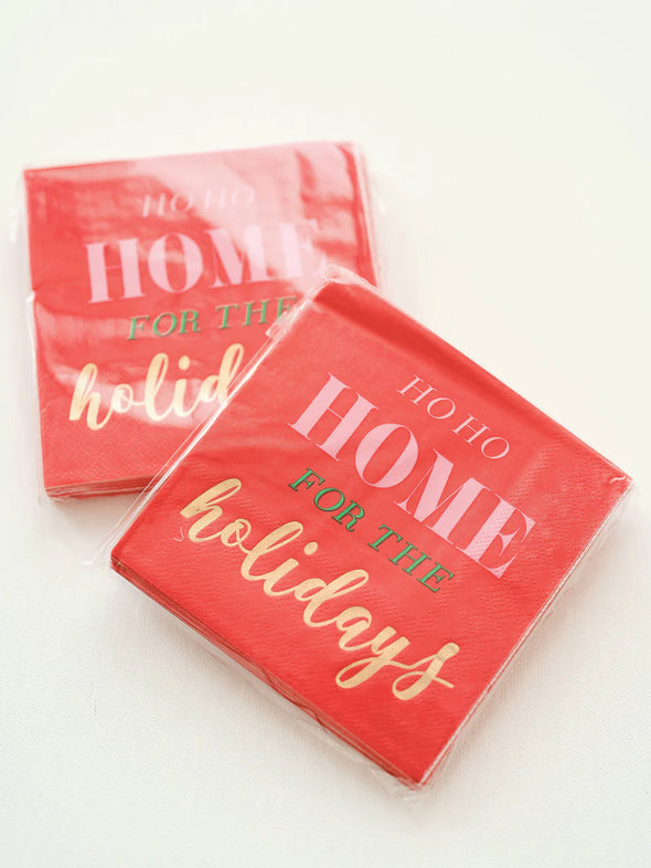 Slant HoHo Home For The Holidays Napkins