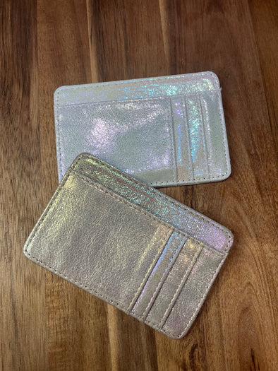 Iridescent Card Wallet