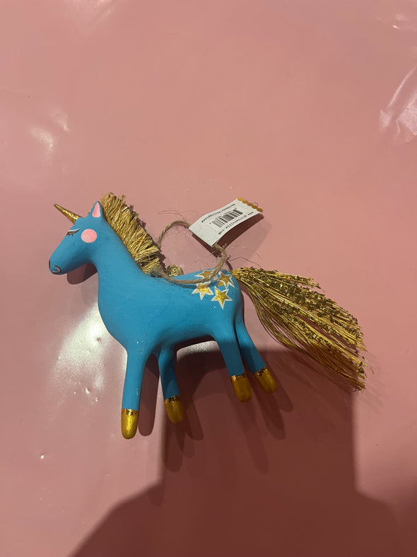 Glitterville Unicorn Ornament