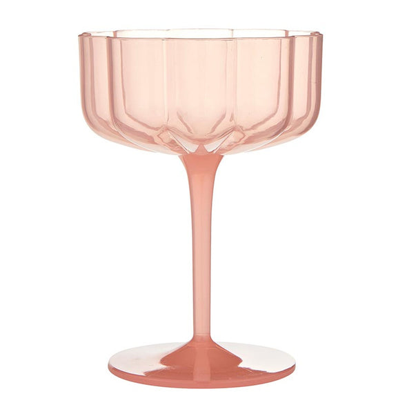 SLANT Coupe Wave Pink Glass