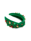 Shiraleah Gift Bow Knotted Green Headband