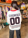 QOS White Clark Griswold Jersey Sweatshirt