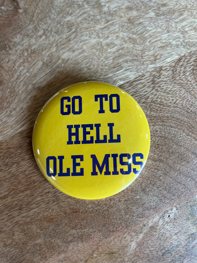 L. Ellis Designs 3" Beat Ole Miss Button