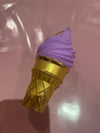 Glitterville Ice Cream Cone Ornament