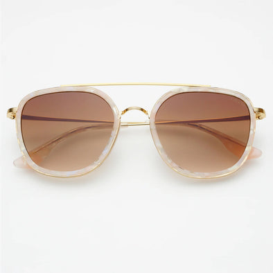 Freyrs Weston Sunglasses- Light Pink/Brown