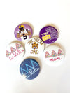 L. Ellis Designs Tri Delta Buttons