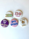 L. Ellis Designs Pi Phi Buttons