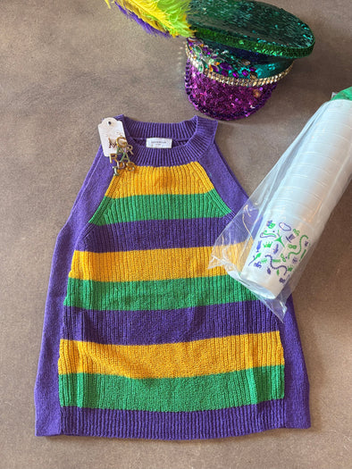 mardi gras bead dress Mardi Gras Bead Dress- Lavender Medium