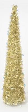 180 Degree Collapsible Tinsel Tree