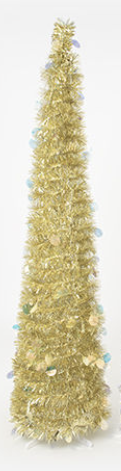 180 Degree Collapsible Tinsel Tree