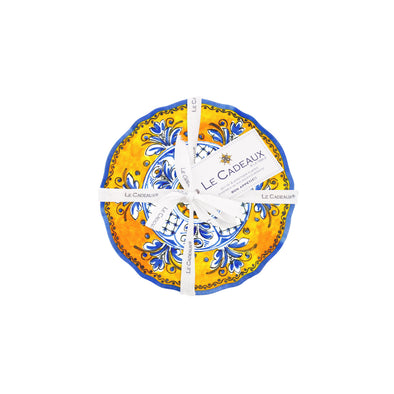 Le Cadeaux Set of 4 Appetizer Plates- Benidorm