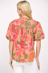 Fate Floral Poplin Top