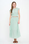 Meet Me In Santorini Mint Melody Skirt