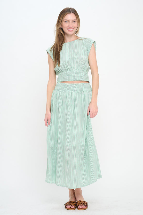 Meet Me In Santorini Mint Melody Skirt