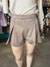 Meet Me in Santorini Smokey Taupe Shorts