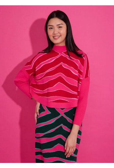 Alden Adair Ziggy Lipstick Leona Sweater
