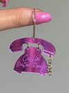 Louie Love Purple Acrylic Louisiana State Calling Baton Rouge Earrings