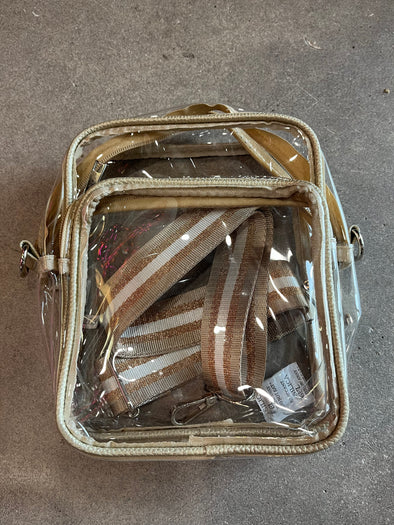 Clear Double Pocket Bag