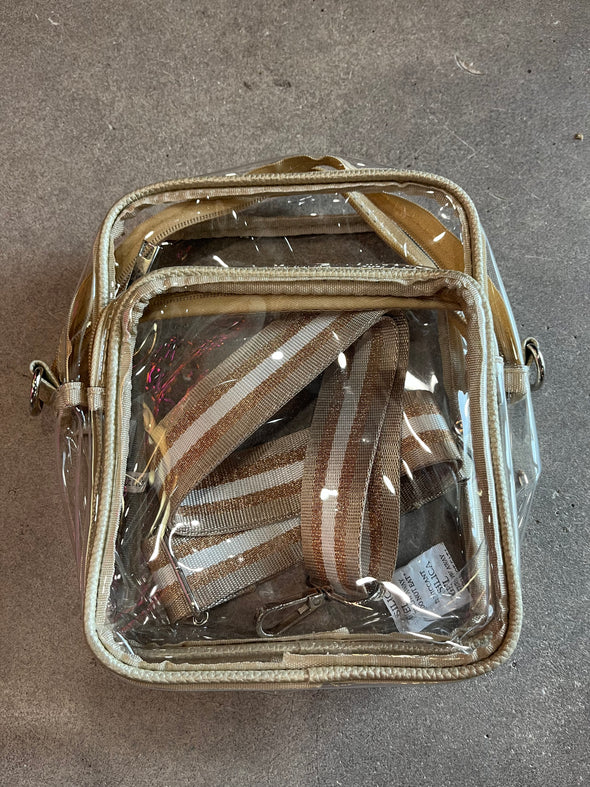 Clear Double Pocket Bag