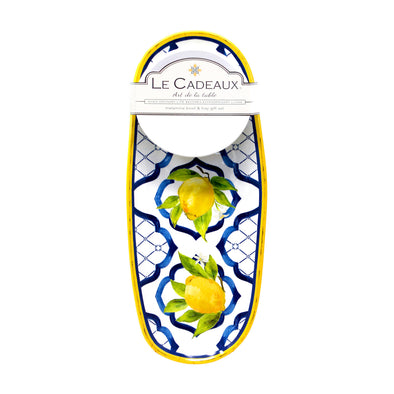 Le Cadeaux Bowl & Tray Gift Set- Palermo