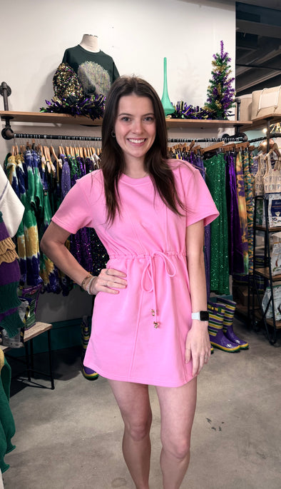 pink terry dress Janie Pink Terry Cloth Dress