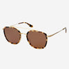 Freyers Milky Tortoise and Brown Weston Acetate Round Unisex Sunglasses