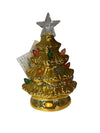 180 Degree Lighted Christmas Tree 4.75"