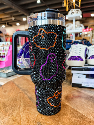 QOS Black Ghost Tumbler 40oz